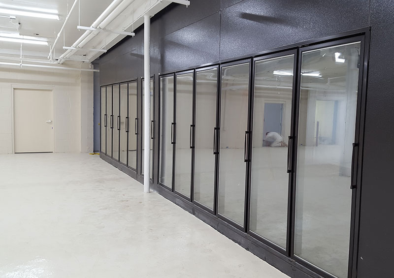 Refrigeration Enterprises - Refrigeration Services - walk-in with display doors